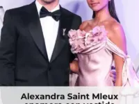Alexandra Saint Mleux enamora con vestido atrevido junto a Charles Leclerc en Baile de la Rosa 2026