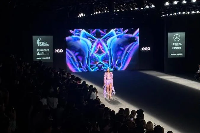 Modelos en pasarela de MBFW
