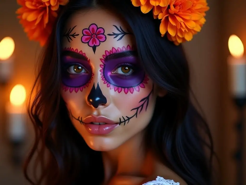 maquillaje de catrina para mujeres