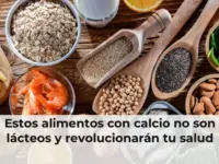 Estos alimentos con calcio no son lácteos y revolucionarán tu salud